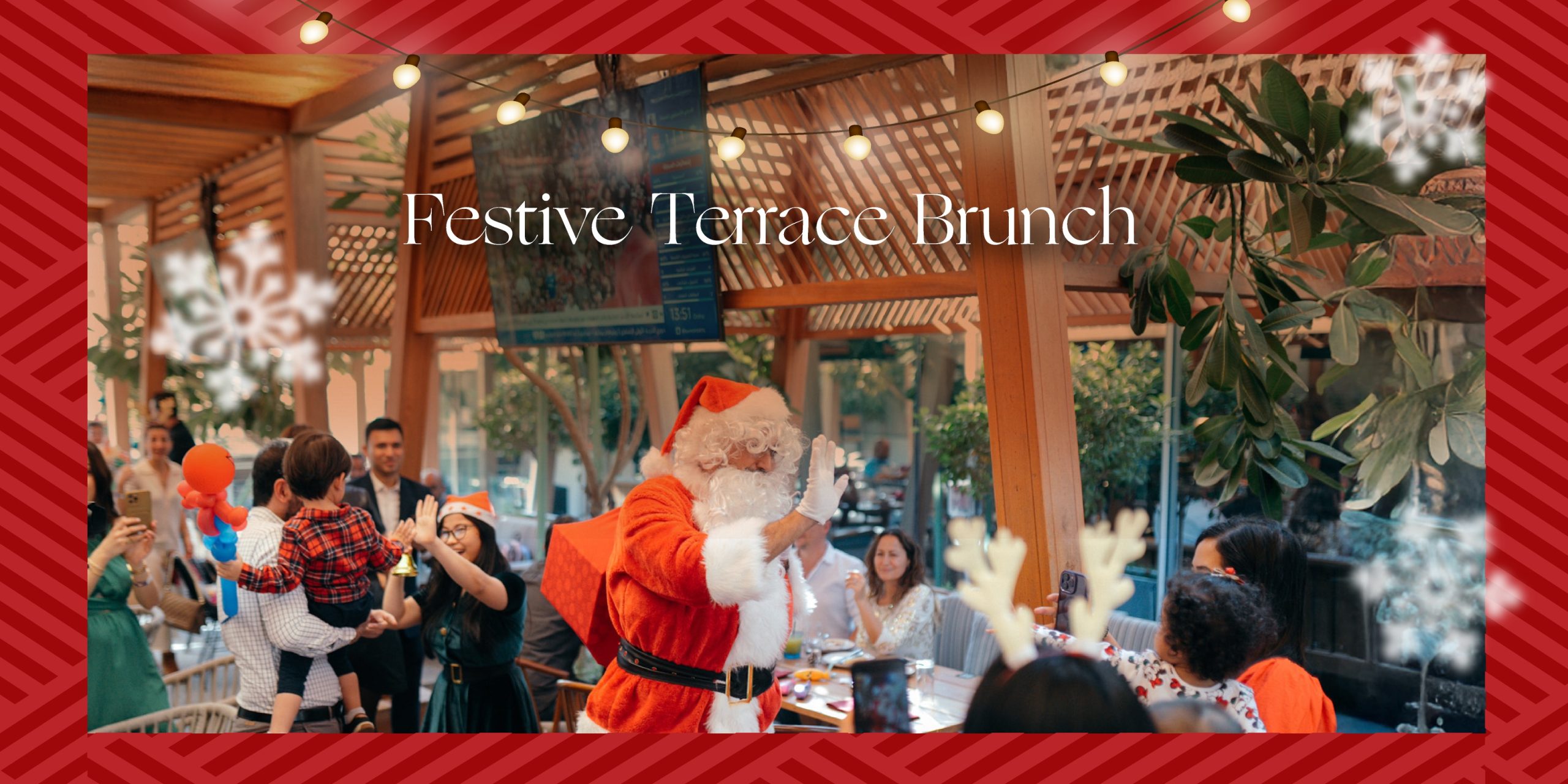 FESTIVE TERRACE BRUNCH